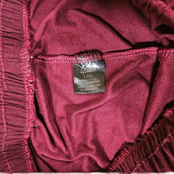 Spark Dark Burgendy Joggers, L/XL - Picture 5 of 10